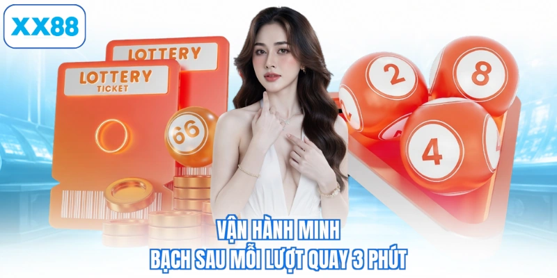 Vận hành minh bạch sau mỗi lượt quay 3 phút